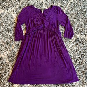 Soma, purple dress, size large with pockets!